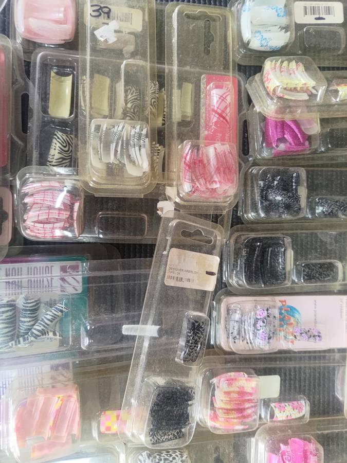 Box Full Of Nail Tips