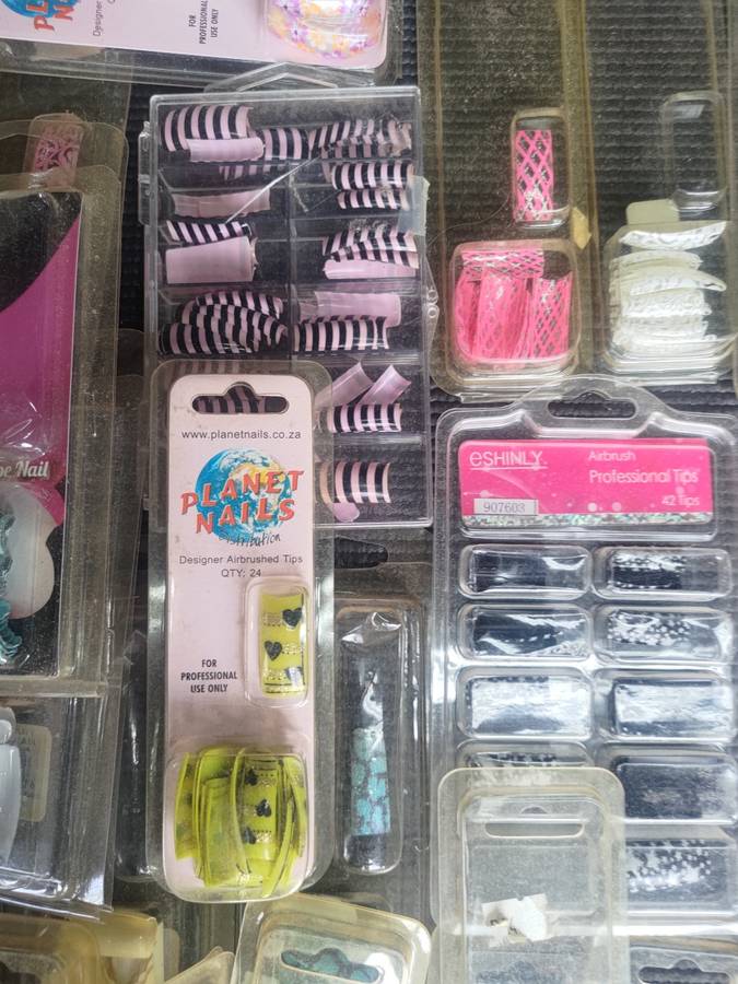 Box Full Of Nail Tips