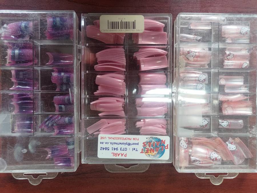 Box Full Of Nail Tips