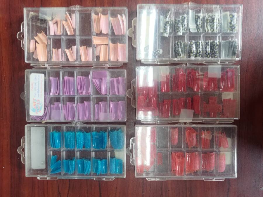 Box Full Of Nail Tips