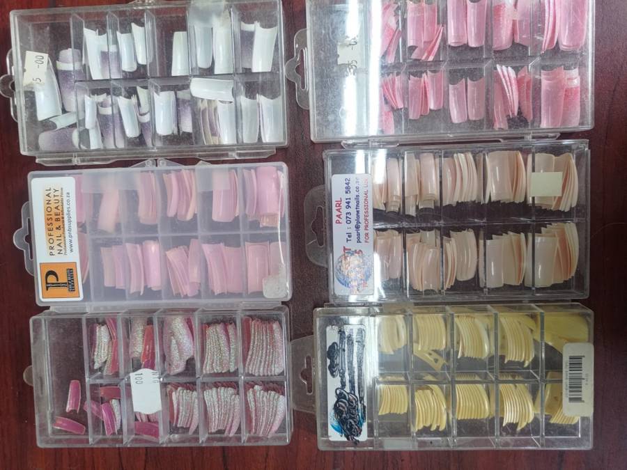 Box Full Of Nail Tips