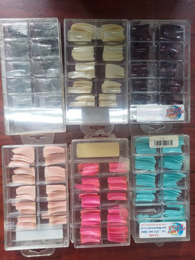Box Full Of Nail Tips