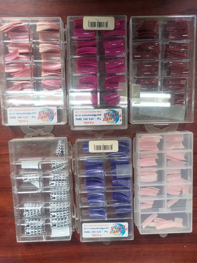 Box Full Of Nail Tips
