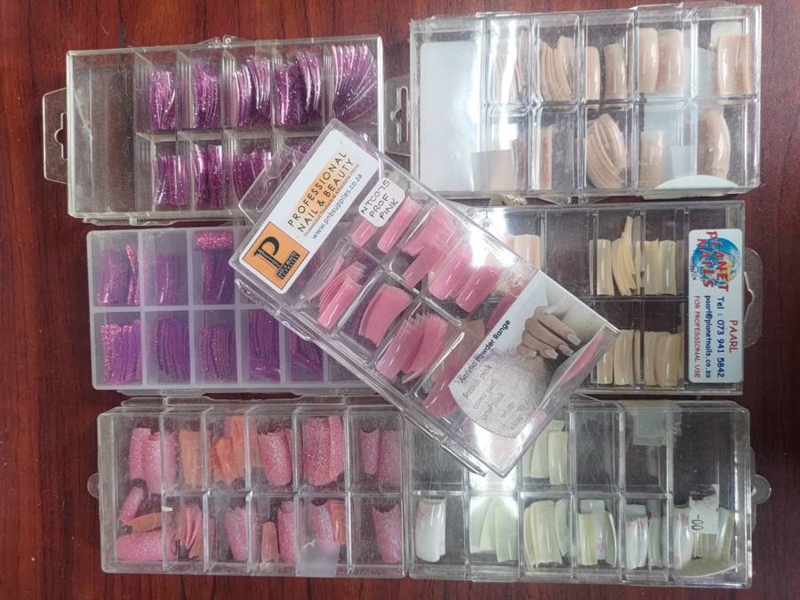 Box Full Of Nail Tips