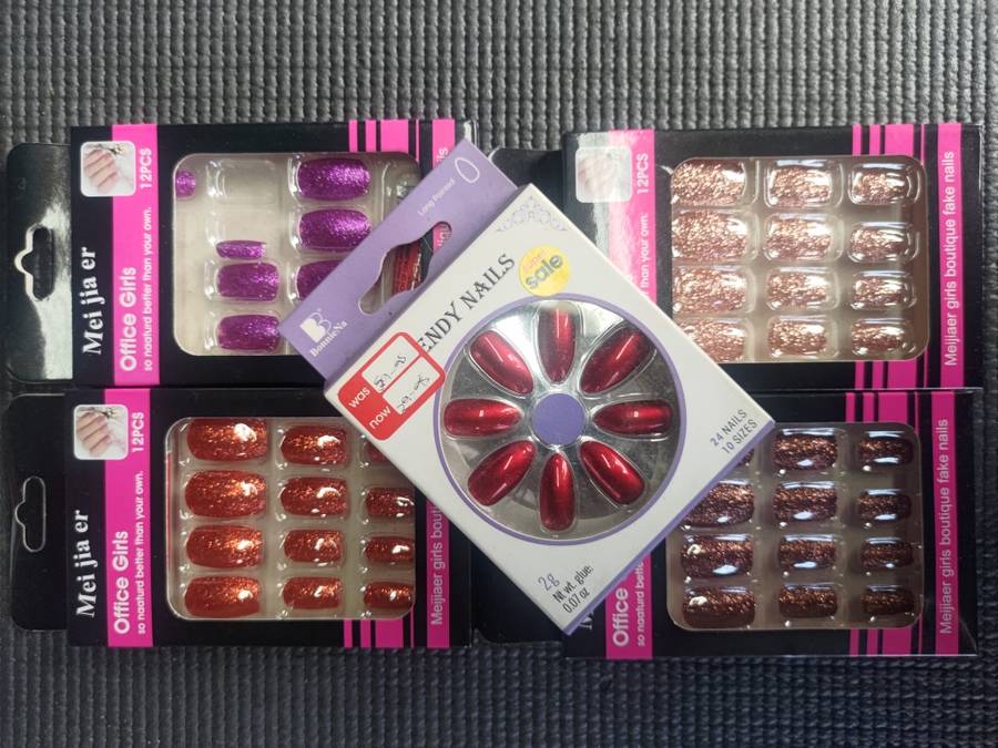 Box Full Of Nail Tips