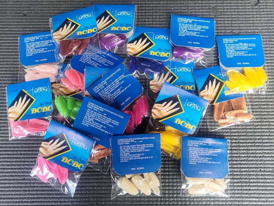 Box Full Of Nail Tips