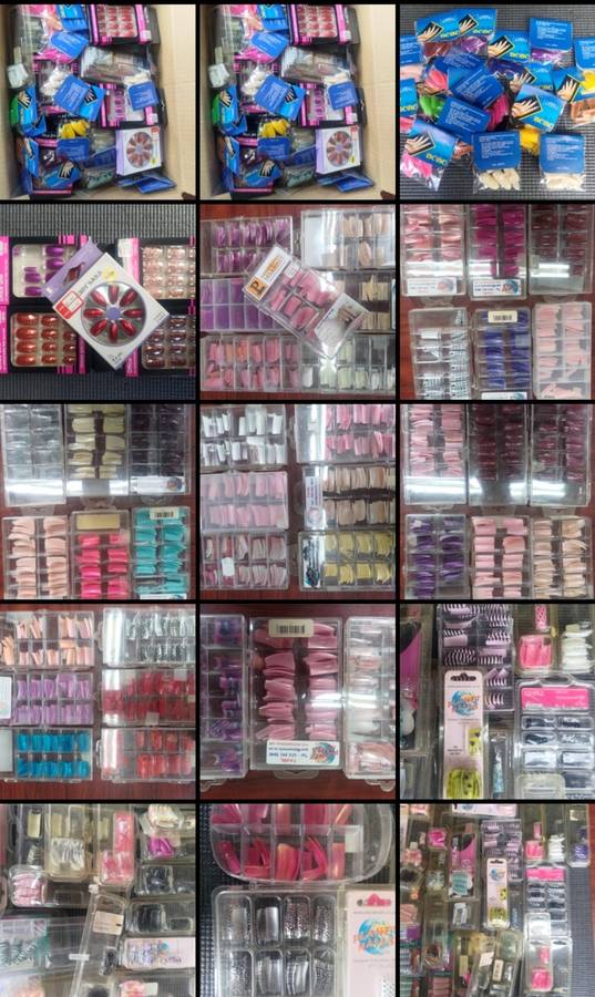 Box Full Of Nail Tips