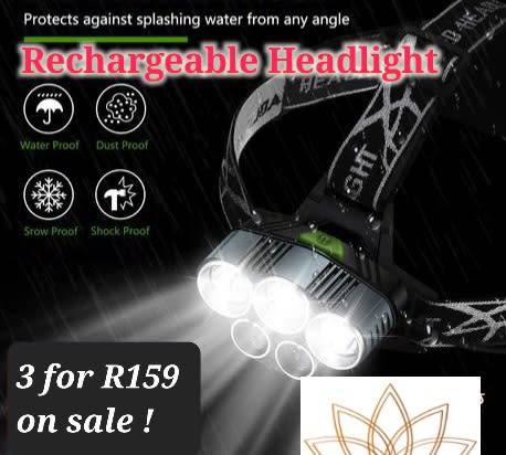 Rechargeable Headlight *3 for R159