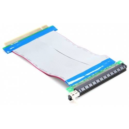 PCI Express x16 Riser Card Flexible Extender Cable - 100mm