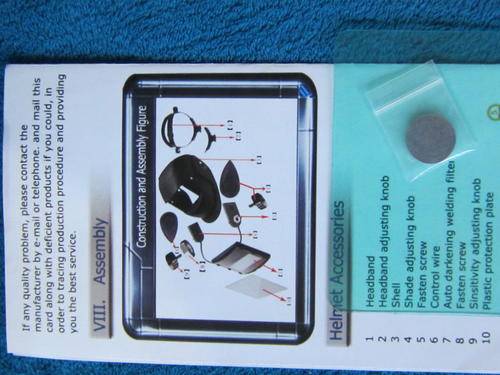 auto darkening helmet