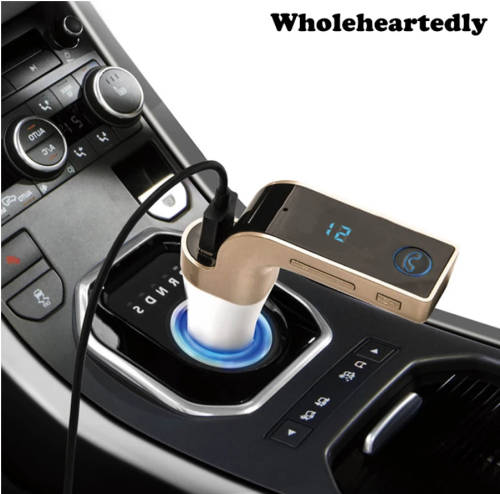 Car Bluetooth FM Transmitter MP3 Audio Player Wireless HandsFree FM Modulator Car Kit USB Charger