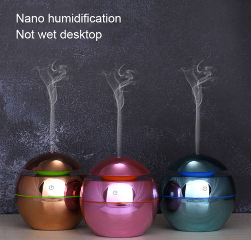 USB Aroma Diffuser Air Humidifier Essential Oil Diffuser 130ML Ultrasonic Remote Control Cool Mist