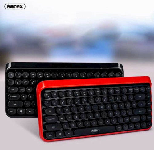 Remax K101 Wireless 2.4G Bluetooth Retro Typewriter Keyboard For Laptop, Desktop Computer