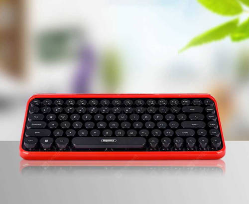 Remax K101 Wireless 2.4G Bluetooth Retro Typewriter Keyboard For Laptop, Desktop Computer