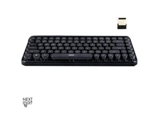 Remax K101 Wireless 2.4G Bluetooth Retro Typewriter Keyboard For Laptop, Desktop Computer