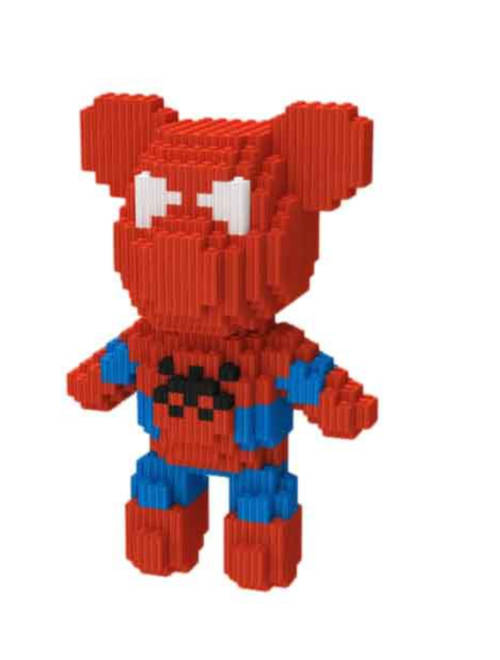 875 Piece Universal Classical Blocks For Children - Red and Blue