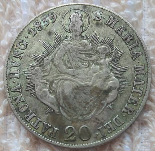 Austria 1839 20 Kreuzer