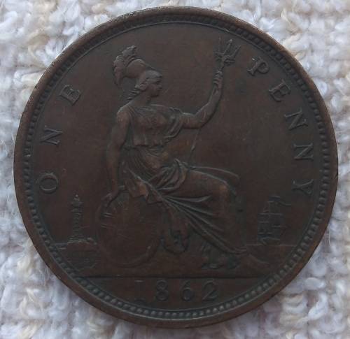 Great Britain 1874H penny