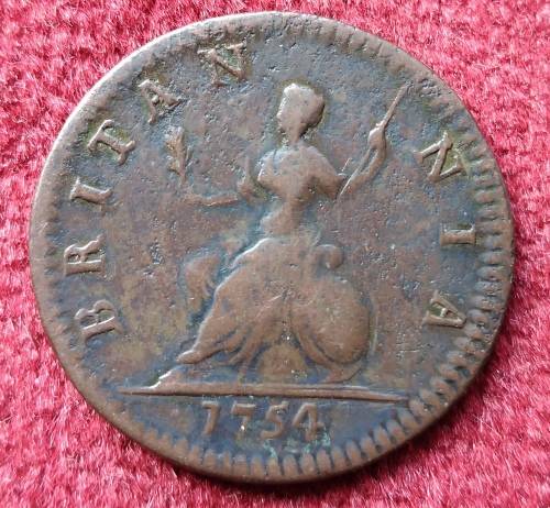 Great Britain 1754 farthing