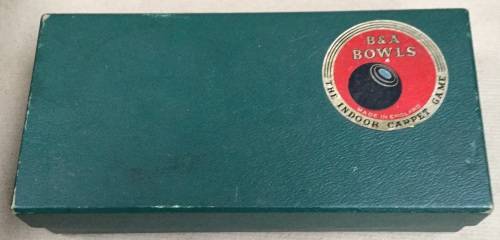 Carpet Bowls....made by B & A Birmingham .....virtually brand new
