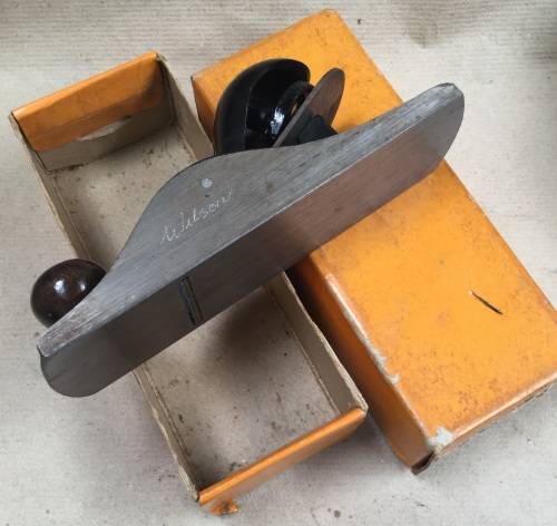 Stanley No. 110 block plane....please photos for excellent overall condition, though blade hit