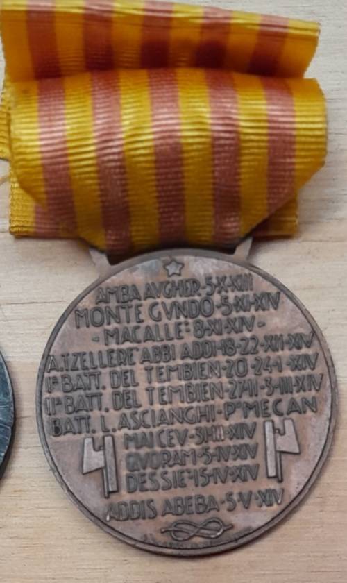 Eritrean Army Corps 1935-37 Italian campaign...rareandscarce