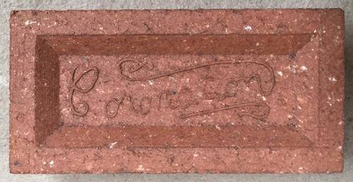 Coronation  Brick .....mini size 58 x 29 x 20 mm.....super paperweight