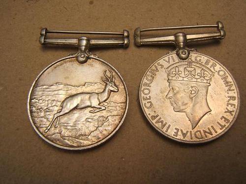 39-45 War medal and Africa Service Medal