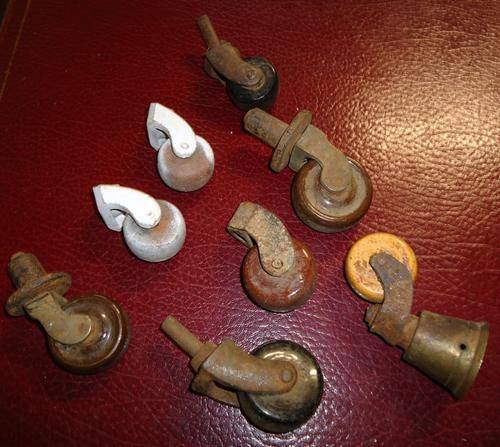 Variety of Old Furniture Castors