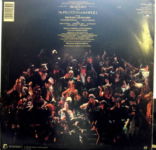 Highlights From "The Phantom of the Opera" - Original London Cast Vinyl / LP
