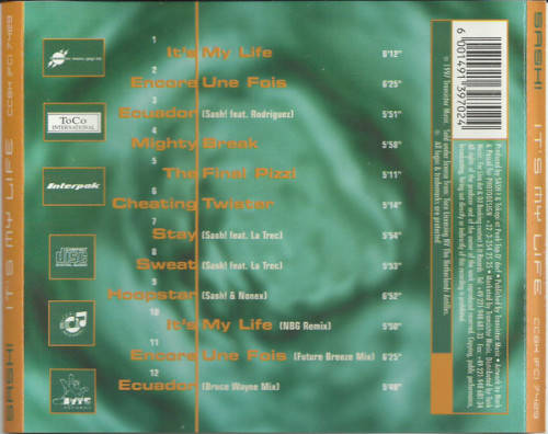 Sash! - It's My Life CD