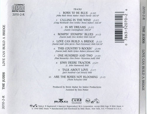 Judds - Love Can Build a Bridge CD Import