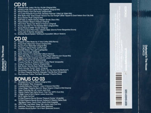 Defected In the House - Various Triple CD Import