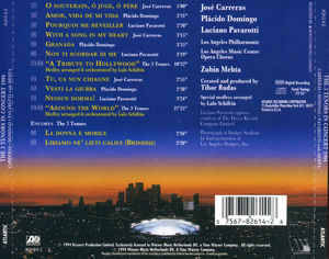 3 Tenors In Concert 1994 - Carreras, Domingo, Pavarotti and Mehta CD Import