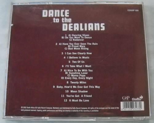 Dealians - Dance To the Dealians CD Rare