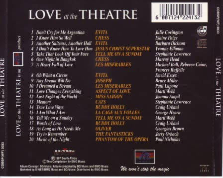 Various - Love At the Theatre CD