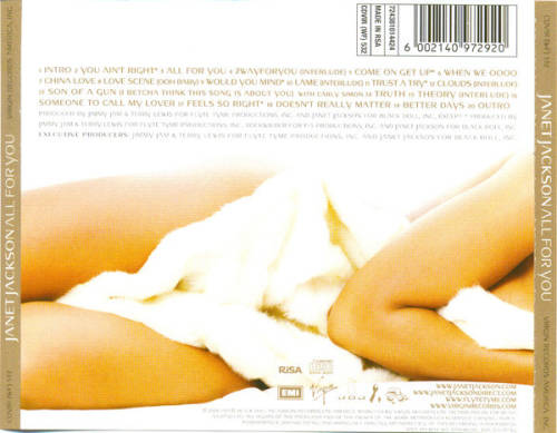 Janet Jackson - All For You CD
