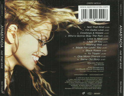 Anastacia - Not That Kind CD
