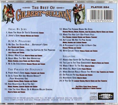 Gilbert and Sullivan - Best of CD Import