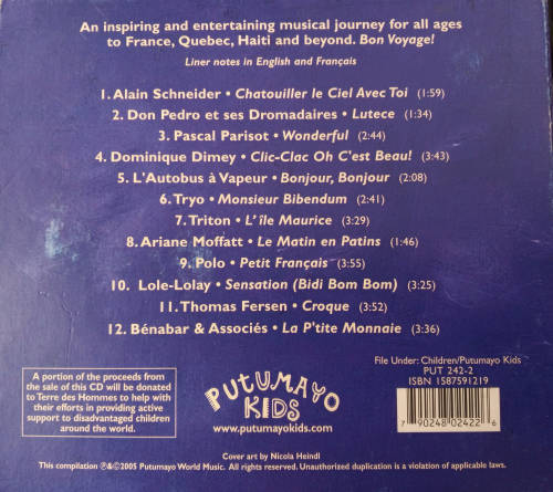 Putumayo Various - French Playground CD Import