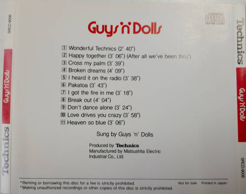 Guys `n` Dolls - Guys `n` Dolls CD Import
