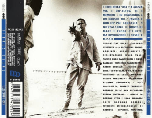 Eros Ramazzotti - Tutte Storie CD Import