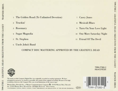 Grateful Dead - Best of: Skeletons From the Closet CD Import