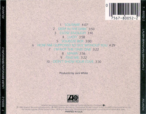 Laura Branigan - Branigan 2 CD Import