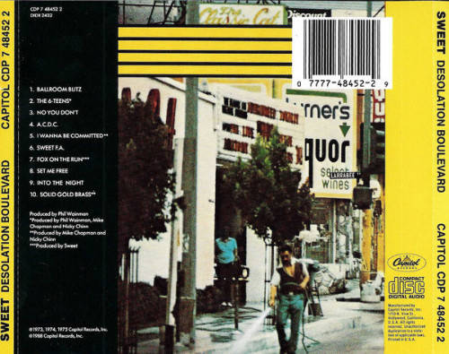 Sweet - Desolation Boulevard CD Import
