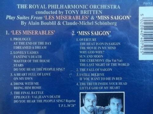 Royal Philharmonic Orchestra - Miss Saigon & Les Miserables CD Import