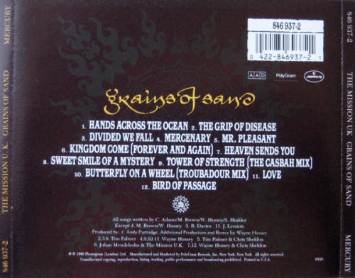 Mission - Grains of Sand CD Import