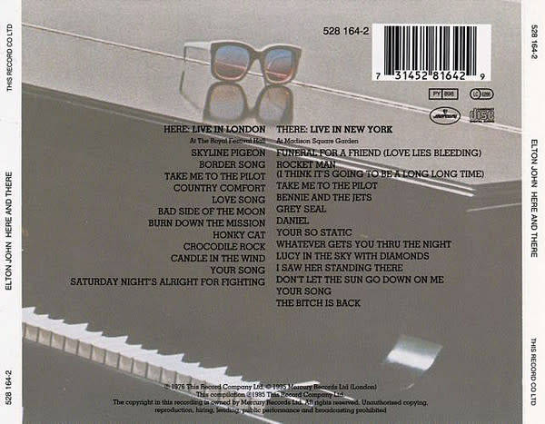Elton John - Here & There Double CD Import