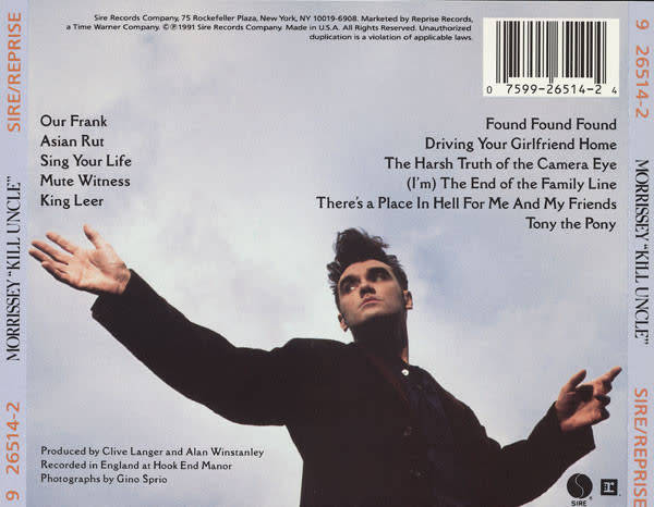 Morrissey - Kill Uncle CD Import