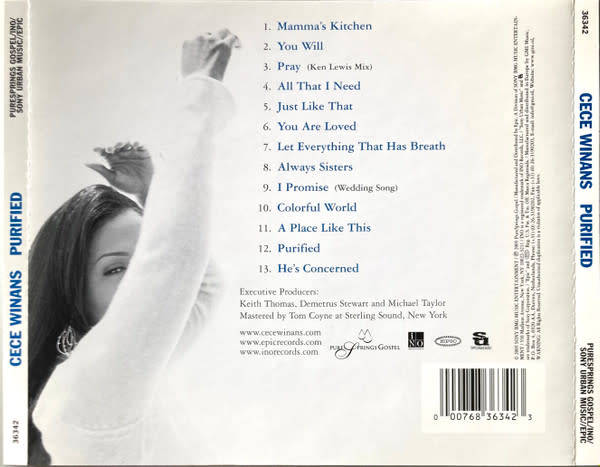 CeCe Winans - Purified CD Import